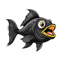 Fototapeta premium vector illustration of a fish