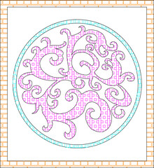 vector sketch illustration silhouette design background pattern geometric modern