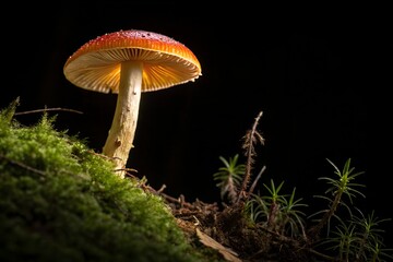 Fototapeta premium mushroom in the forest