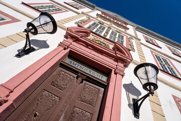 entrance of a German district court