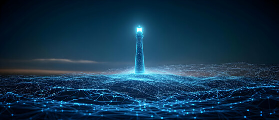 Digital lighthouse guiding network