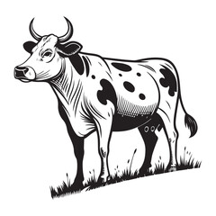 Cow Vector
