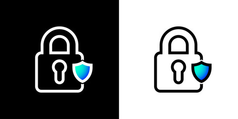 locked and unlocked padlock icons