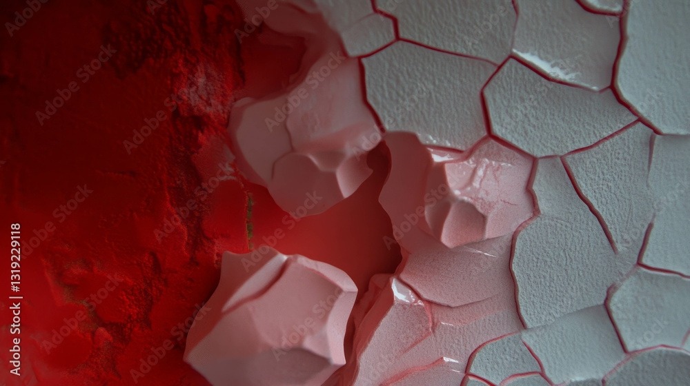 Aufkleber close up of elegant textured chaos in abstract composition for artistic design