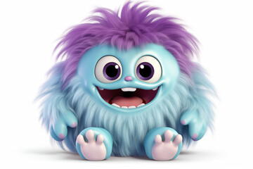 Obraz premium Lots of cute fluffy monster dolls