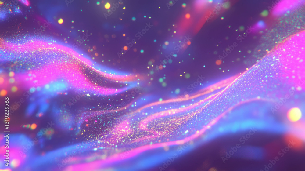 Fototapete vibrant abstract colorful overlay texture with dynamic light and motion