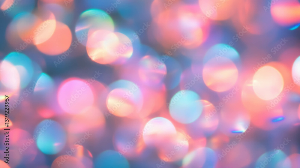 Poster cozy abstract background with bokeh lights for creative designs