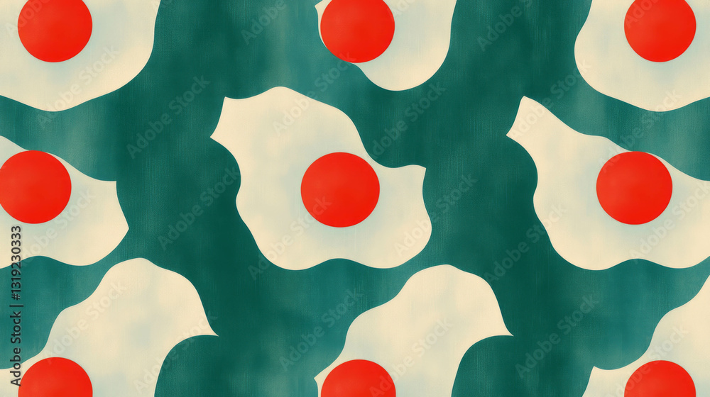 Aufkleber Abstract pattern with crisp elegant design and chaotic elements