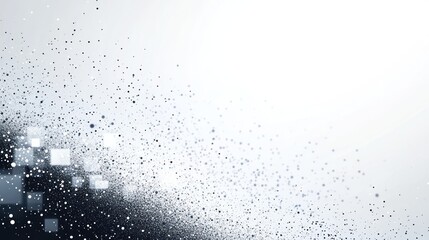 Abstract background, particles, digital art, graphic design