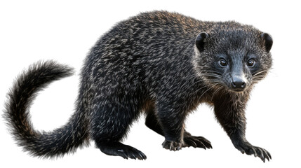 Fototapeta premium european otter lutra isolated on white background