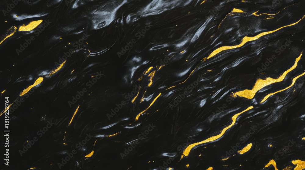 Poster elegant abstract black and gold overlay texture for artistic design