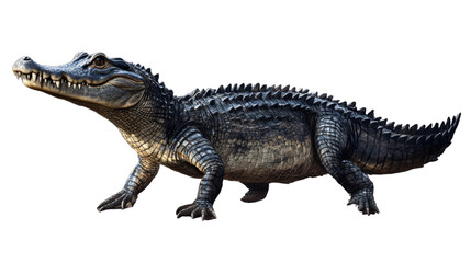 Obraz premium crocodile isolated on white background