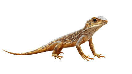 Obraz premium leopard gecko isolated on white background