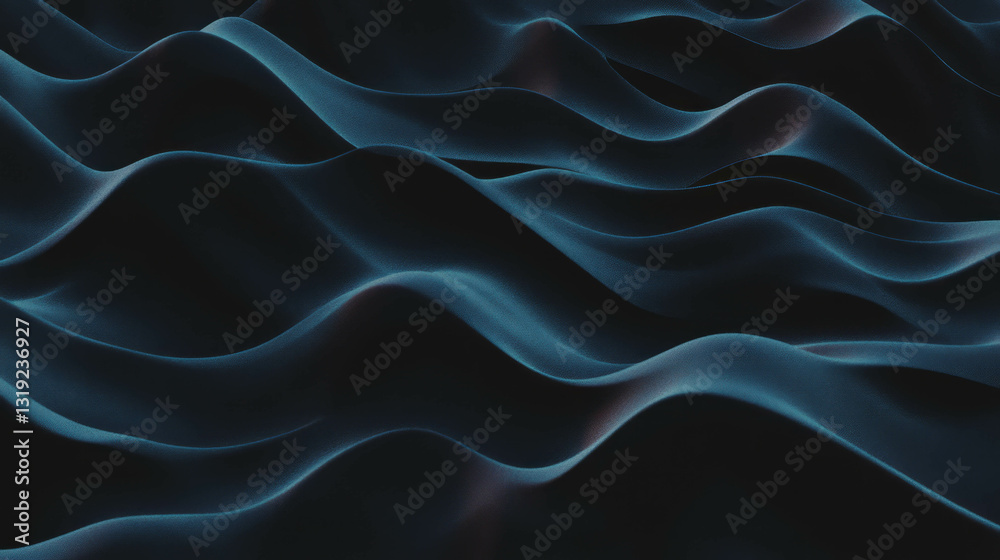 Poster Dynamic abstract waves with lively overlay texture for artistic background