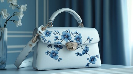 Delicate floral handbag
