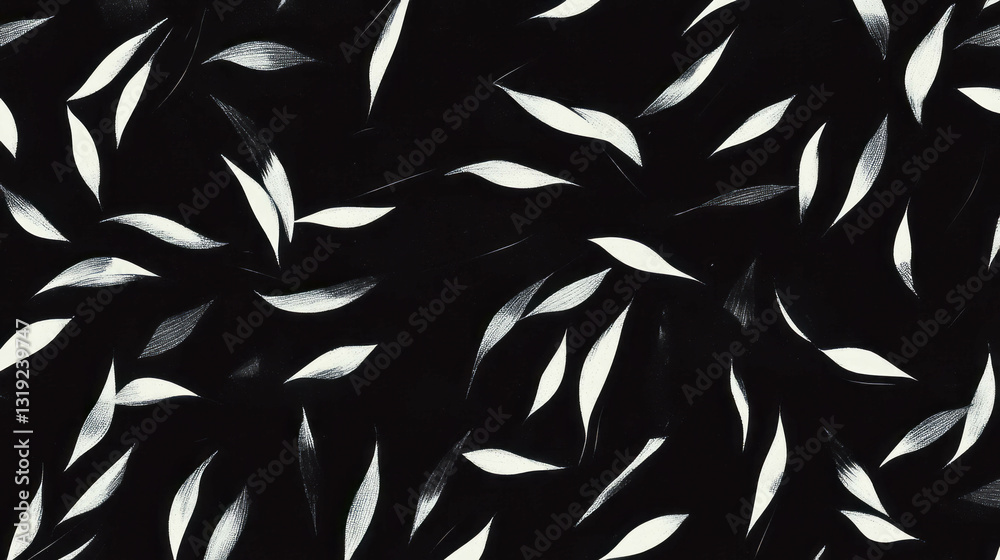 Poster elegant abstract black and white pattern design for artistic projects