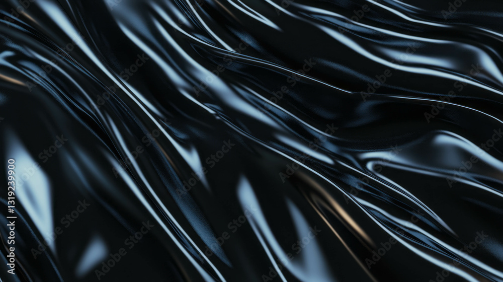 Aufkleber Dynamic abstract background with flowing chaotic patterns for modern design