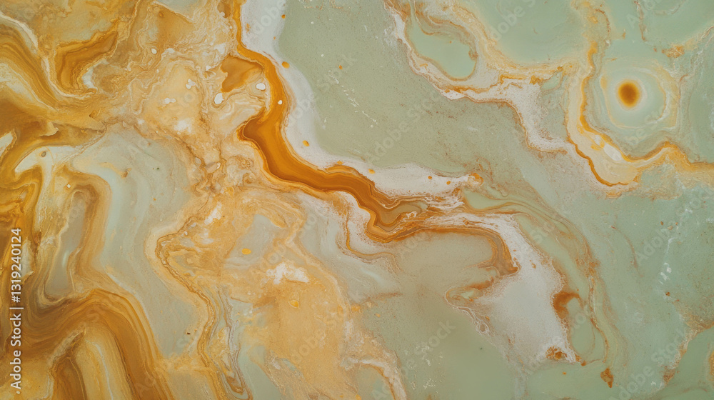 Poster Abstract stone texture in earthy tones with swirling patterns for artistic design