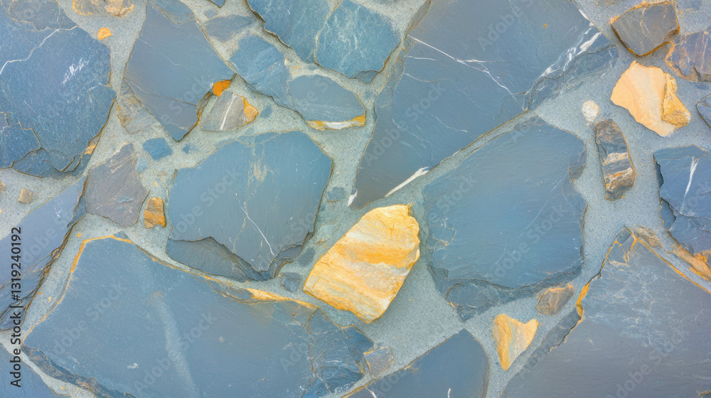 Poster elegant stone pattern with chaotic arrangement – texture for design and decoration