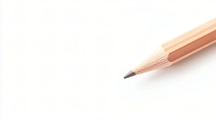 Obraz premium Artistic pencil with a fine tip, close-up view showcasing texture and precision, ideal for design and sketching projects.