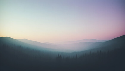 Fototapeta premium Cinematic film-inspired gradient with faint grain and soft blur effect on a smooth background