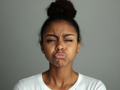 Woman Making Funny Face