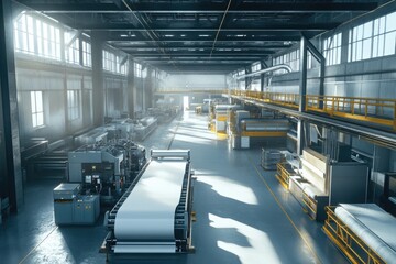 Fototapeta premium Industrial Factory Machinery