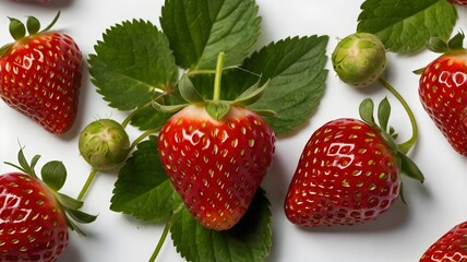 Vibrant Red Strawberry: Nature's Sweet Treat