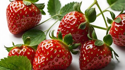 Vibrant Red Strawberry: Nature's Sweet Treat