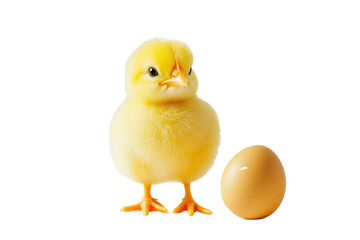 Obraz premium baby chicken isolated on white