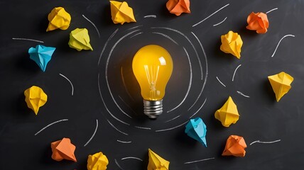 creative idea concept