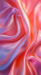 Obraz premium Elegant pink and blue fabric displayed in intricate patterns and vibrant textures