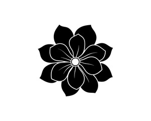 creative details magnolia icon Vector Illustration © designbari01