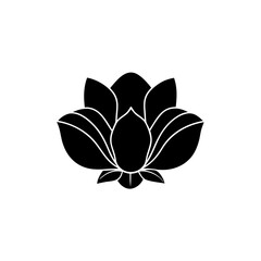 creative details magnolia icon Vector Illustration