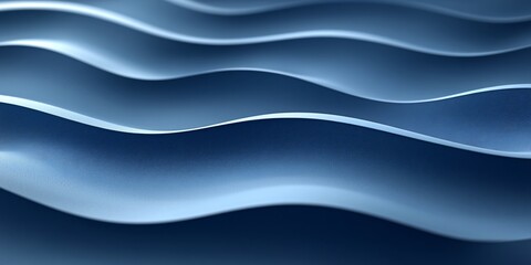 Fototapeta premium smooth blue waves abstract background for creative projects