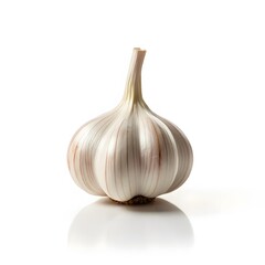 garlic isolated on white