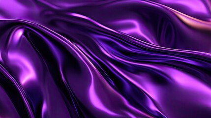 Obraz premium Luxurious Purple Silk Fabric Drapery Abstract Background Image