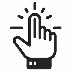 Obraz premium hand cursor icon
