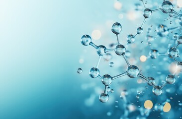 Exploring molecular structures laboratory scientific imagery clean environment close-up chemistry concepts