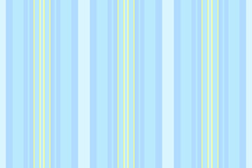 Obraz premium Outline vertical textile vector, relax stripe fabric texture. Wedding seamless background lines pattern in light and cyan colors.