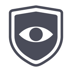 Eye Lock Icon for Private and Secure Access to Data