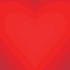 Abstract vintage background with hearts, red hearts for valentine or wedding concept, pink heart design with layered gradient shades, romance and love concept, Mother's day, Valentine's day