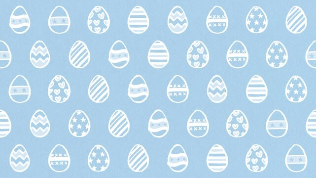 Easter egg pattern background (blue)