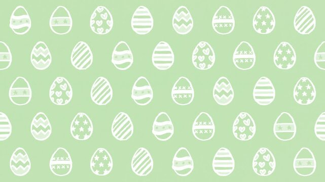 Easter egg pattern background (green)