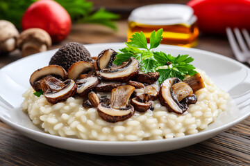  truffle mushroom risotto