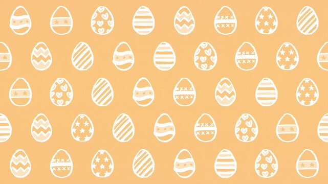 Easter egg pattern background (orange)