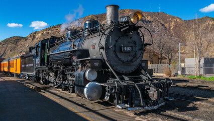 Naklejka premium Nostalgie Trip mit der Durango Railroad