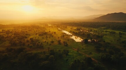Fototapeta premium Exploring the diverse and enchanting landscapes of cambodia nature s hidden gems