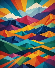 Obraz premium rainbow background full color