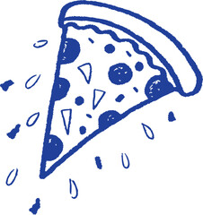 Delicious pizza slice with toppings and dripping cheese, perfect for food lovers